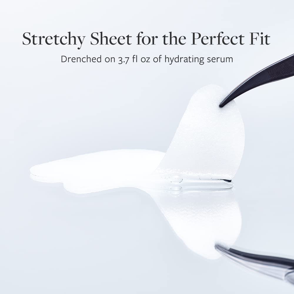 Spa Treatment UMB Stretch iSheet Japanese Under Eye Masks (32 Sheets) - Effective Anti-Aging Under Eye Patches for Dark Circles, Dry, Dull Skin Around the Eyes - Moisturize and Refresh your Skin