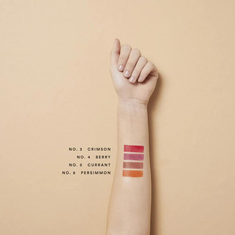 Olio E Osso - Natural Lip + Cheek Balm | Natural, Non-Toxic, Clean Beauty (No. 8 Persimmon, 0.35 oz | 10 g)