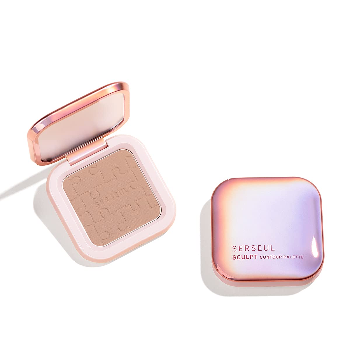 Face Contour Palette Face Sculpting Contouring Palette Powder Bronzer Makeup Palette with brush - Highly Pigmented Contour Powder For Contouring