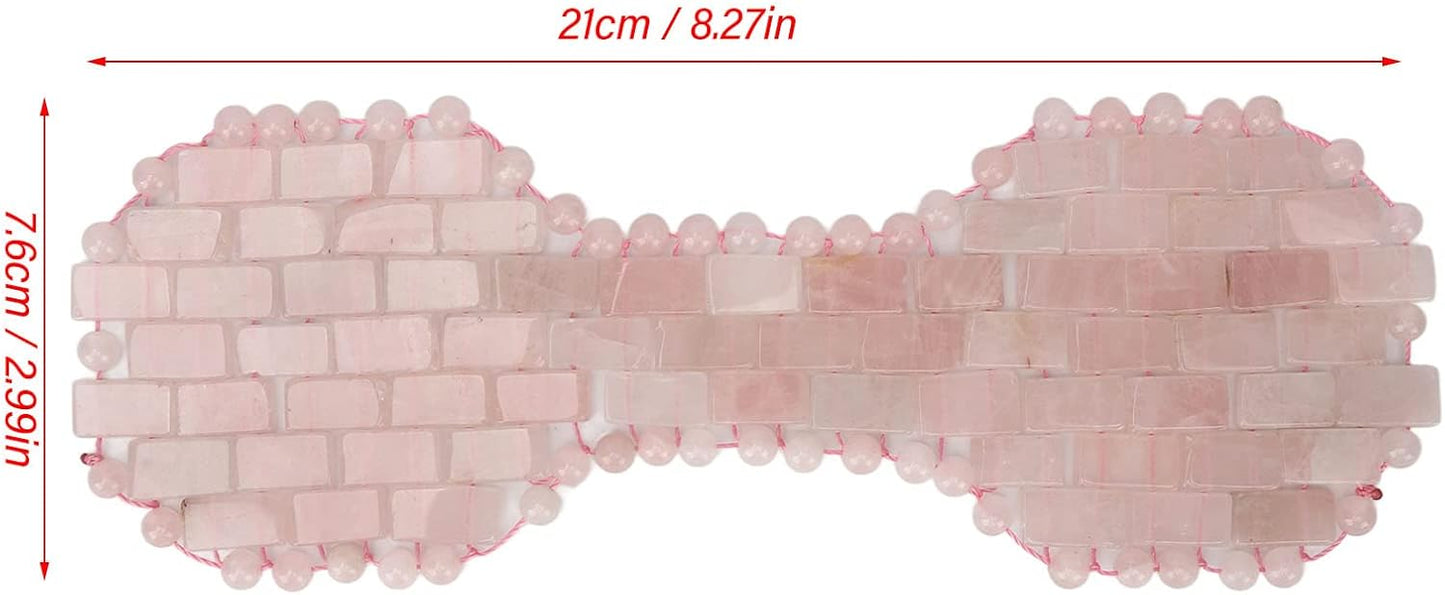 HURRISE Jadestone Eye Pad,Jade Eye Mask,Stone Patch Massage Sleep Eye Pad Jadestone Eye Patch Relaxation, Jadestone Eye Patch Fitting Comfort Eye Covers for Men Women