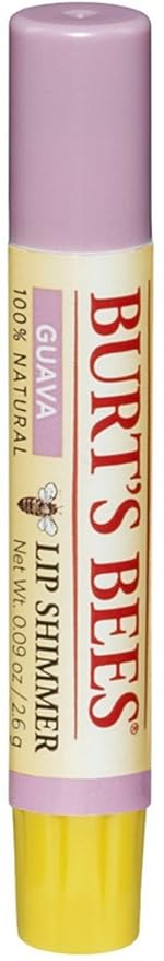 Burt's Bees Lip Shimmer, Guava 0.09 oz (Pack of 6)