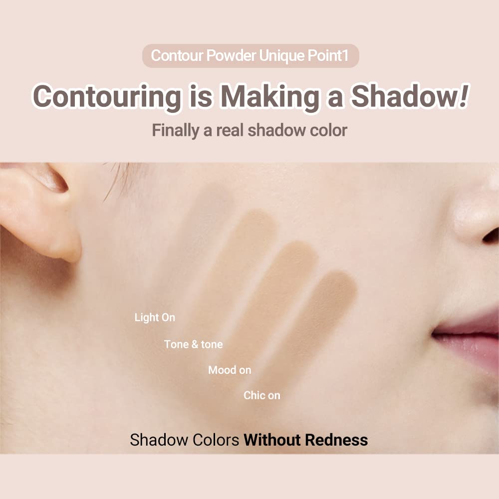 ETUDE Contour Powder 01 Creator (23AD) | Bronzer And Contour Palette To Effortlessly Define The Face Like A Selfie | Smooth, Velety Texture | Natural Look