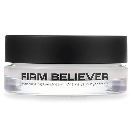 Firm Believer: 30ml Under Eye Cream with Vitamin C - Puffiness, Dark Circles, Eye Bags, Fine Lines and Wrinkles Reducer - Anti-Aging Eye Creams and Skin Care for Men and Women