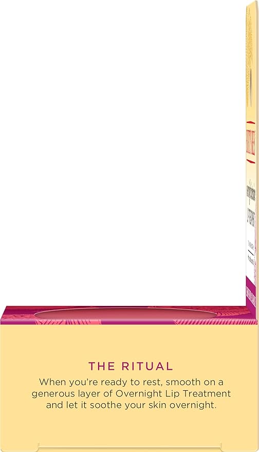 Burt's Bees Overnight Lip Sleeping Mask, 0.25 oz - Moisturizing, Hydrating, Exfoliating, Reduces Fine Lines, Ceramide Infused, Passionfruit Scent