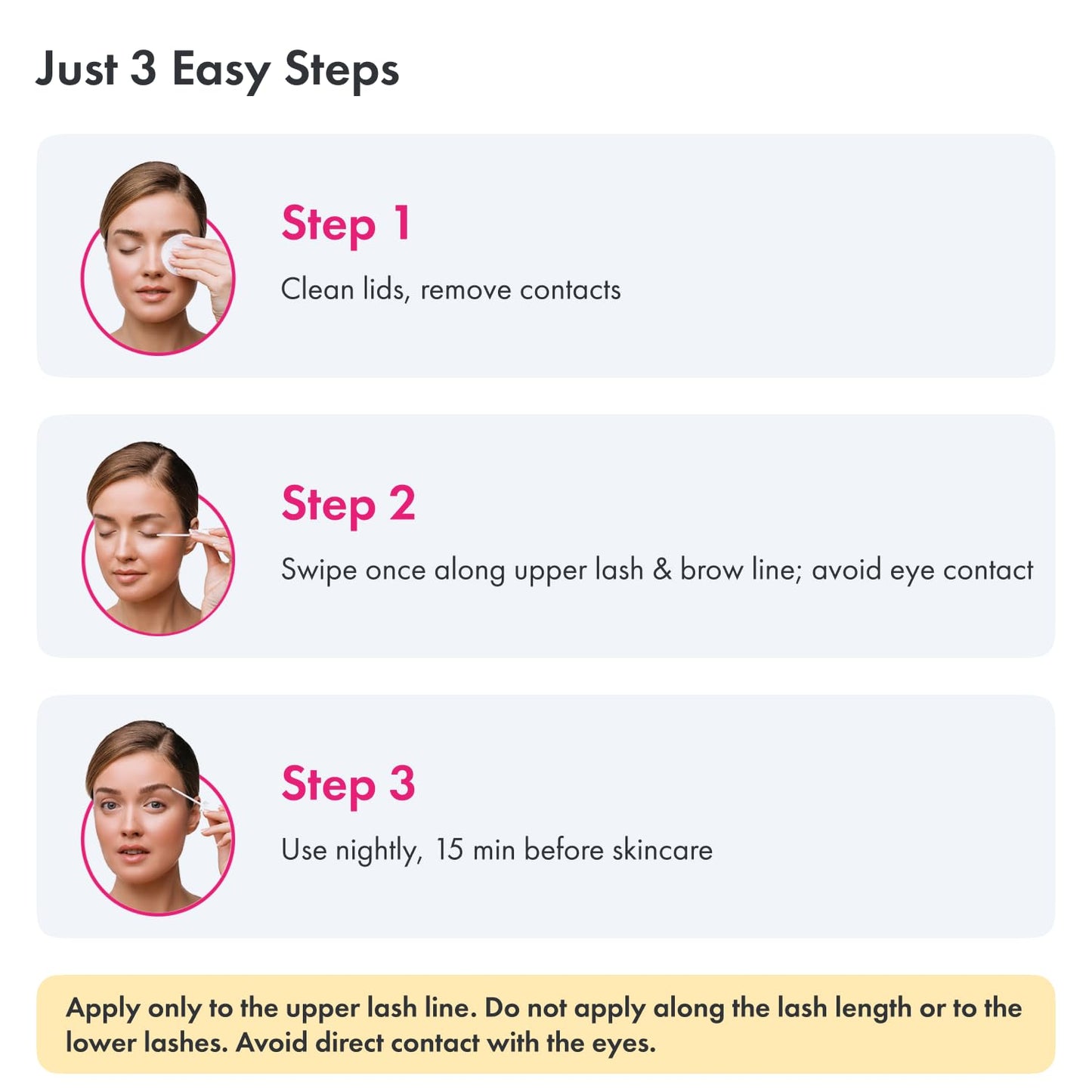 Eyelash Growth Serum - Innovative Formula for Longer, Thicker, Fuller Brows & Lashes - Natural, Cruelty-Free & Hypoallergenic - 0.10 fl.oz.