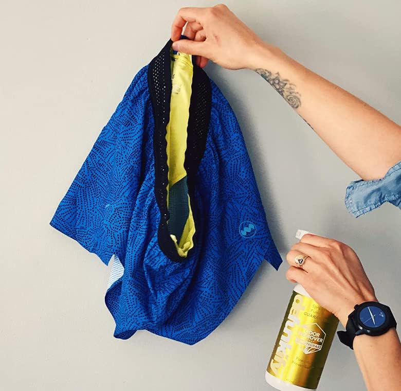 Odor Remover Spray, 16oz (2-Pack). 'Fresh Air' Essential Oil Odor Eliminator for Strong Odors on Fabric, Shoes, Activewear. 'ProvenSafe' Deodorizer for Pets, Kids & Sensitive Gear w/Ionic Silver