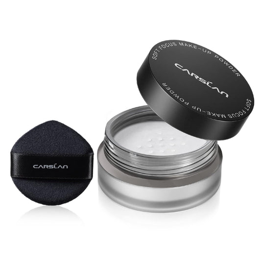 Soft Focus Loose Setting Powder, Waterproof, Matte, Oil Control, Shine Free, Talc-Free Face Powder Makeup, 24H Longwear Finishing Powder, 01 Translucent (Sample)