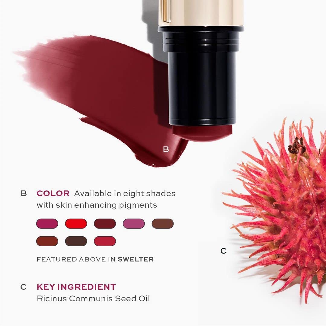 MAKE Beauty Heat Stroke Cream Blush Stick for Cheeks with Natural Hydrating Dewy Finish. Creamy Gel Blush Balm - Shade Feverish, Classic Red Cheek Tint