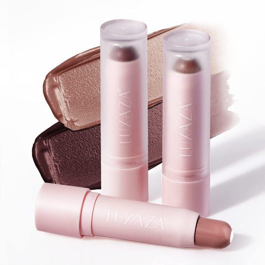 2PCS Tinted Lip Balm Chapstick with Color, Natural Semi - Gloss Finish, Hydrating/Coloring 2 in 1 Moisturizer Lip Stick for Girls & Women #01+#05