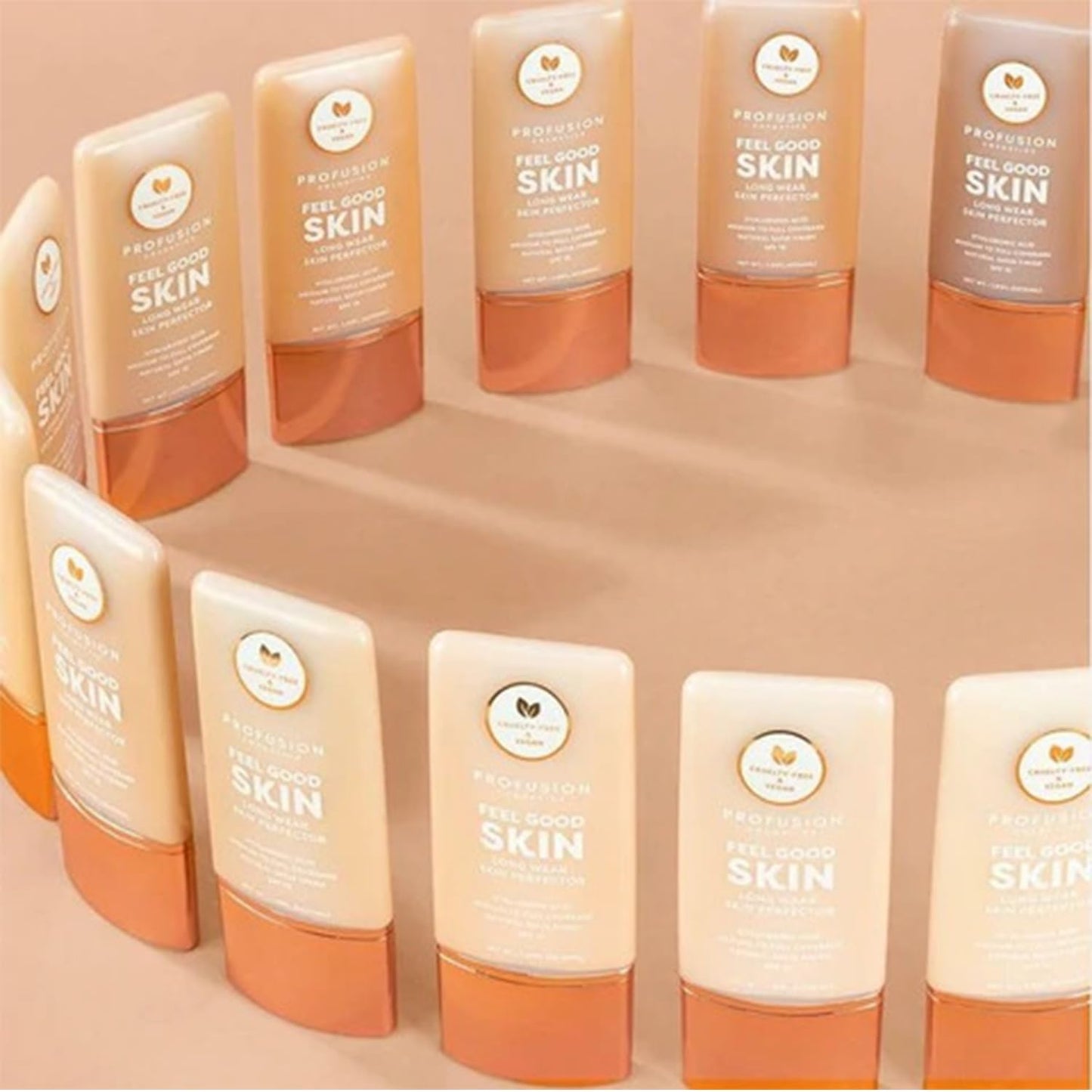 Profusion Cosmetics Lightweight Liquid Foundation for a Flawless and Elegant Radiance, Breathable Makeup for Improves Uneven Skin Tone, Cruelty-Free - Light 3