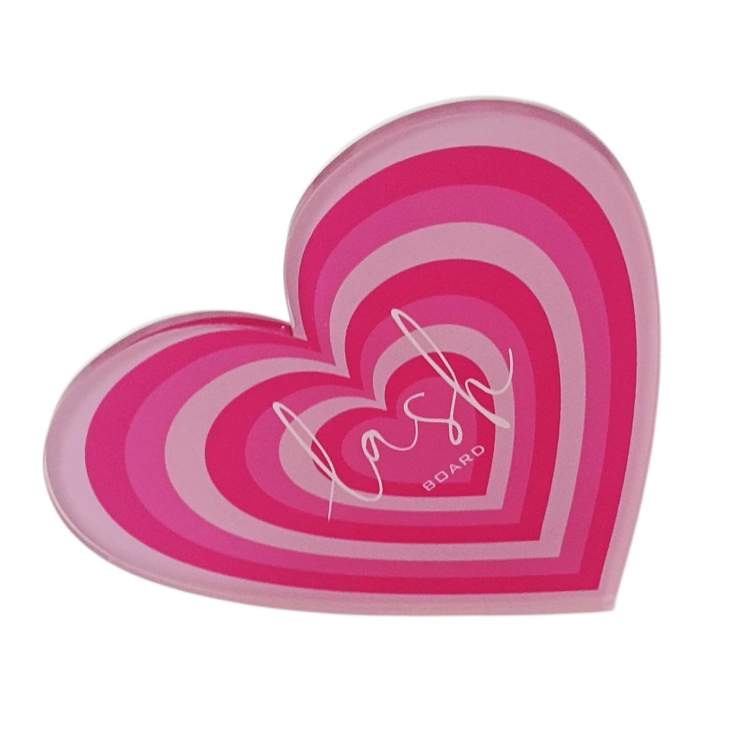 Grafting False Eyelash Acrylic Extension Pallet, Eyelash Extension Tweezers Plate Pad Makeup Palette Individual Training Tools (Heart-shaped(4.72x3.54inch))