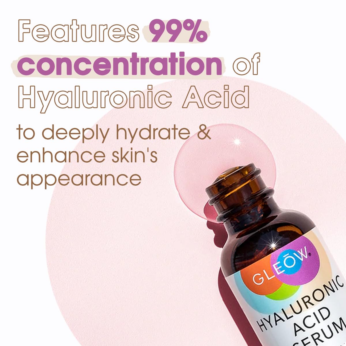 New 2024 Pure Hyaluronic Acid Serum for Face - Hydrating Serum for Women - Hyaluronic Acid Pure Face Serum for Women - Face Serum for Dry Skin with Dark Spots 2oz