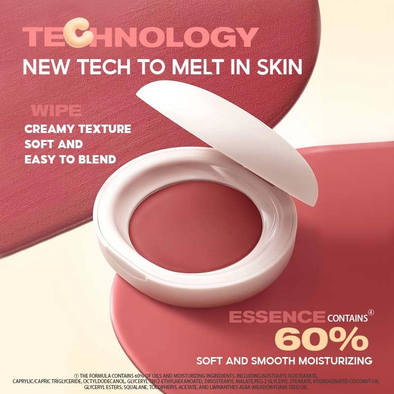 COLORKEY Soft Mist Multi-Purpose Cream | Lips & Cheeks | Eyes | Creamy | Moisturizing | Blendable Color (02 SWEET PINK, 2.5g)