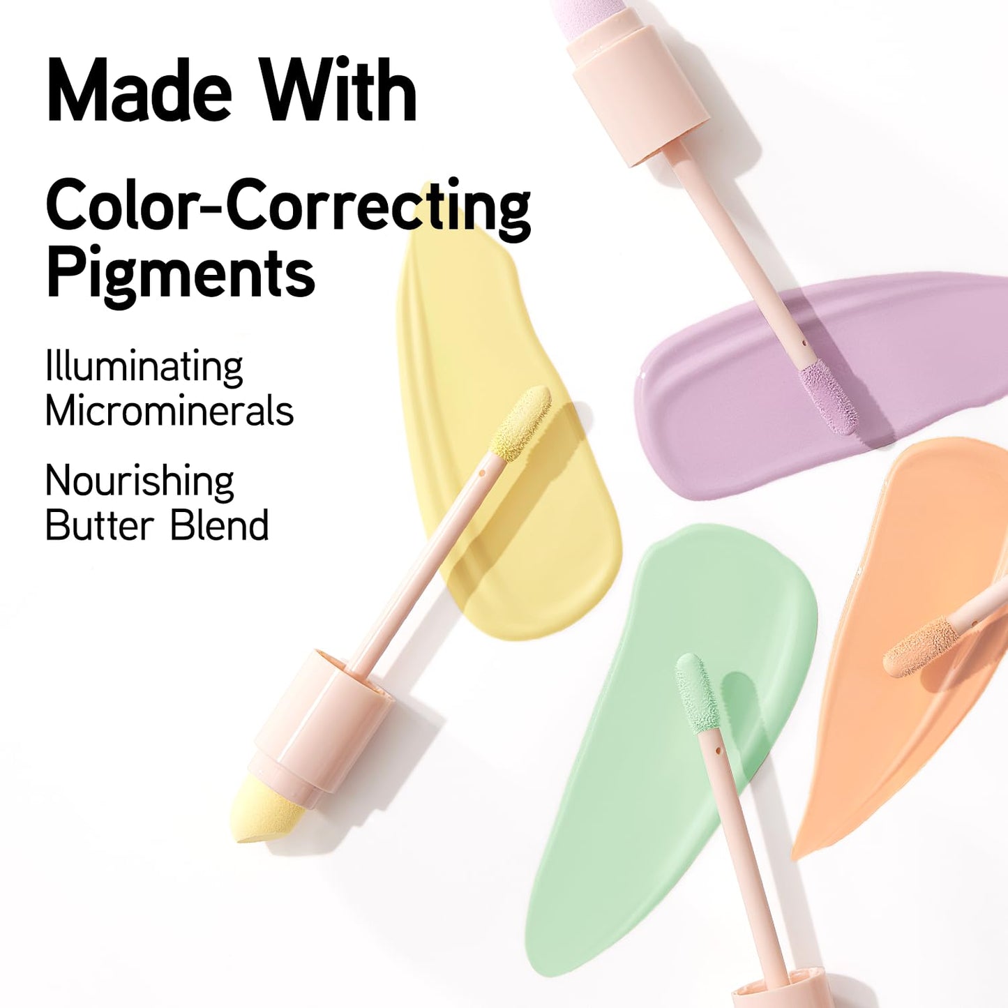 Physicians Formula Butter Glow Corrector, Neutralizes Dark Spots & Dark Circles, Infused with Illuminating & Moisture Boosting Ingredients- Peach