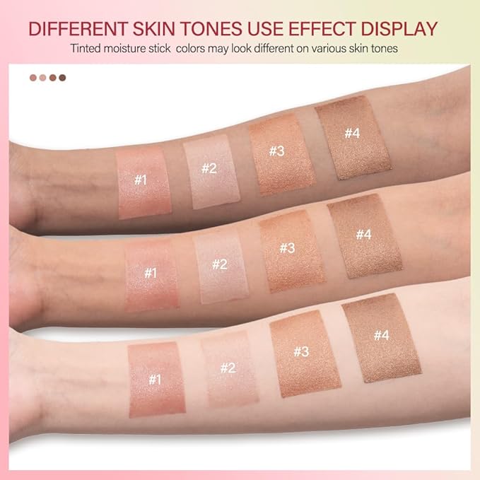 Cream Contour Stick,Multi-Use On The Go Bronzer Stick,Long-lasting Highlight Stick,Glow Bronzer Stick for Face,Lightweight and Blendable Contour Stick for Women (03# Rich Glow)