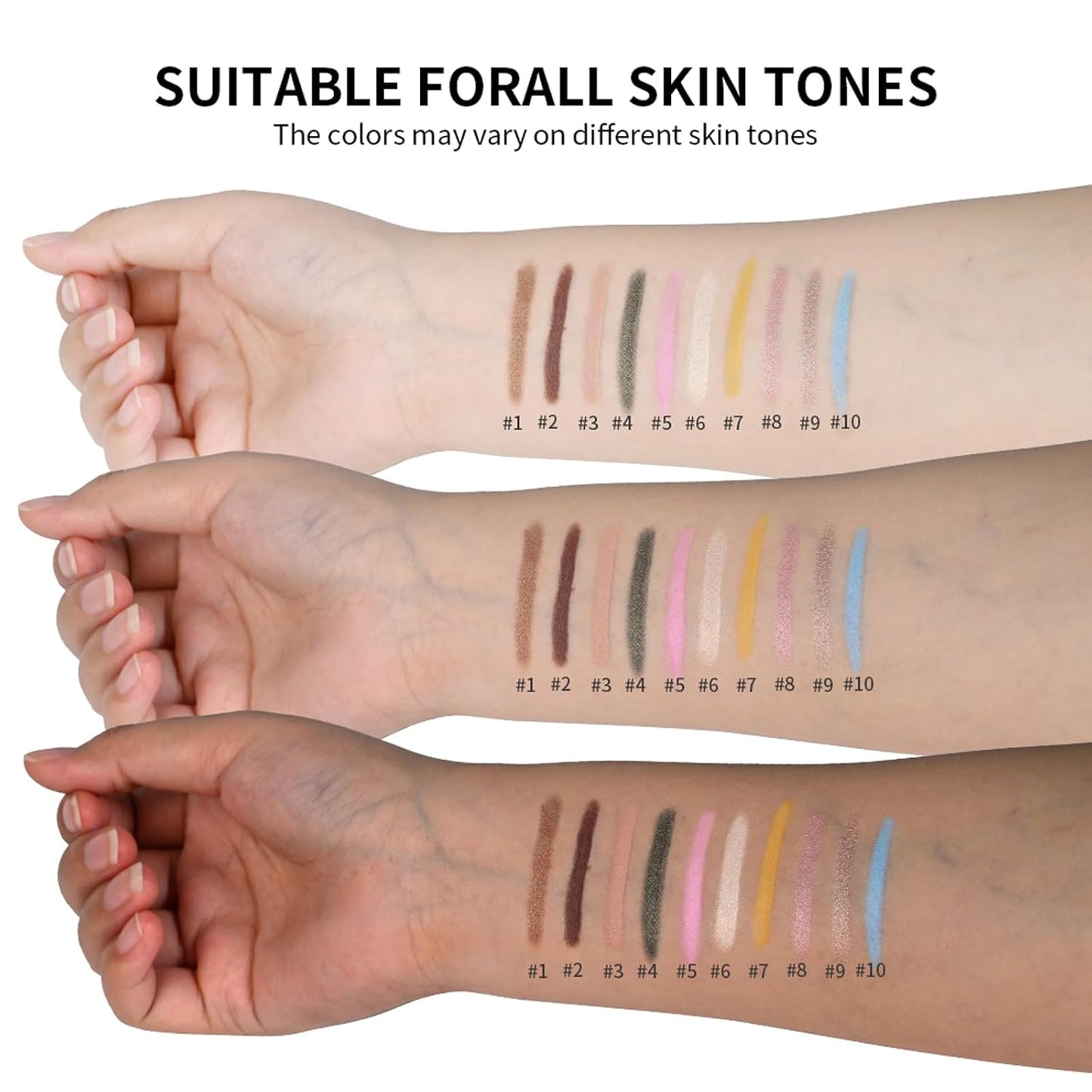 Eyeshadow Stick, Shimmer and Matte Cream Eye Shadow Brightener Sticks Eyeliner Pencil Crayon, Waterproof Long Lasting Eye Highlighter Stick Makeup,0.056 Oz(#5-Pink)