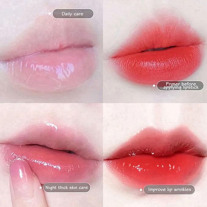 Lip Balm Hydrating, Lip Balm Lip Sleeping Mask, Lip Moisturizer For Lip Care, Lip Mask Overnight Nourishing Cracked Lips, Lip Care Products Birthday Gifts Set For Teens โ 8pcs