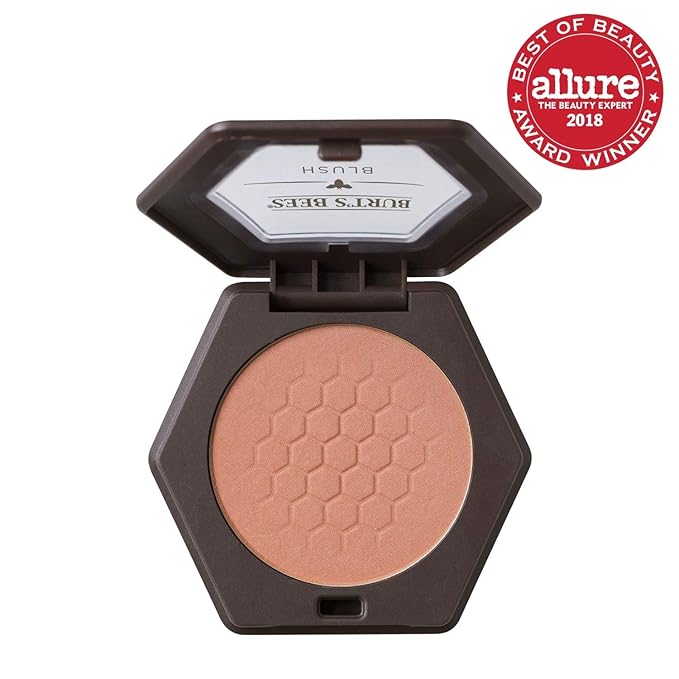 Burt’s Bees 100% Natural Blush with Vitamin E, Bare Peach - 0.19 Ounce