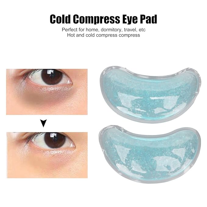 Under Eye Gel Pads Patches, Under Eye Pads for Eye Strain Swelling Dark Circle, Reusable Under Eye Masks for Dark Circles, Portable Eye Patches for Puffy Eyes