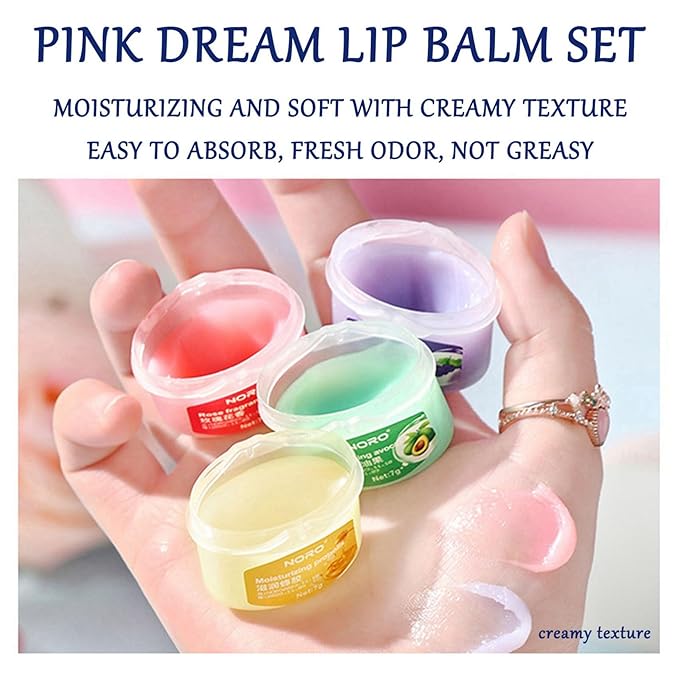 Lip Balm Hydrating, Lip Balm Lip Sleeping Mask, Lip Moisturizer For Lip Care, Lip Mask Overnight Nourishing Cracked Lips, Lip Care Products Birthday Gifts Set For Teens โ 8pcs