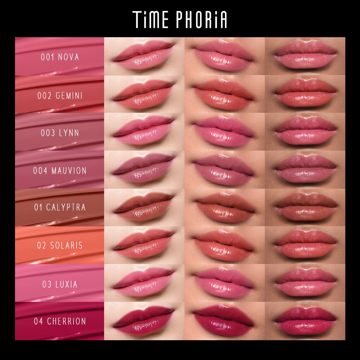 STELLAR DUST LIP STAIN-Long Lasting, Waterproof and Transferproof Lip Tint, Glossy Finish Lip Gloss, Lightweight Lipstick, High Coverage, Vivid Color (01)