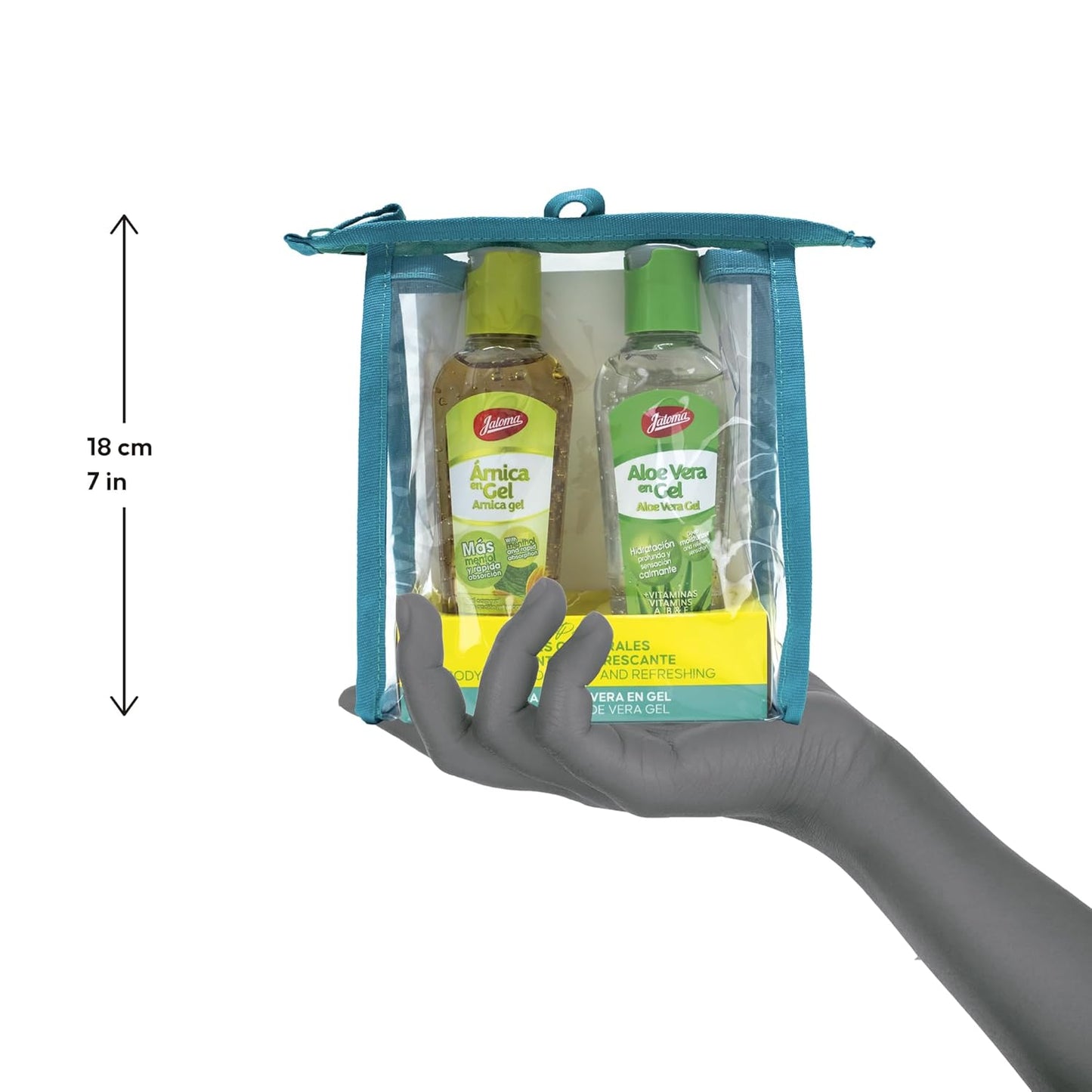 JALOMA Body Gel Pack, Arnica and Aloe Vera Moisturizer Gels, 2 Pieces Inside Each Gift Bag, 1 Gift Bag