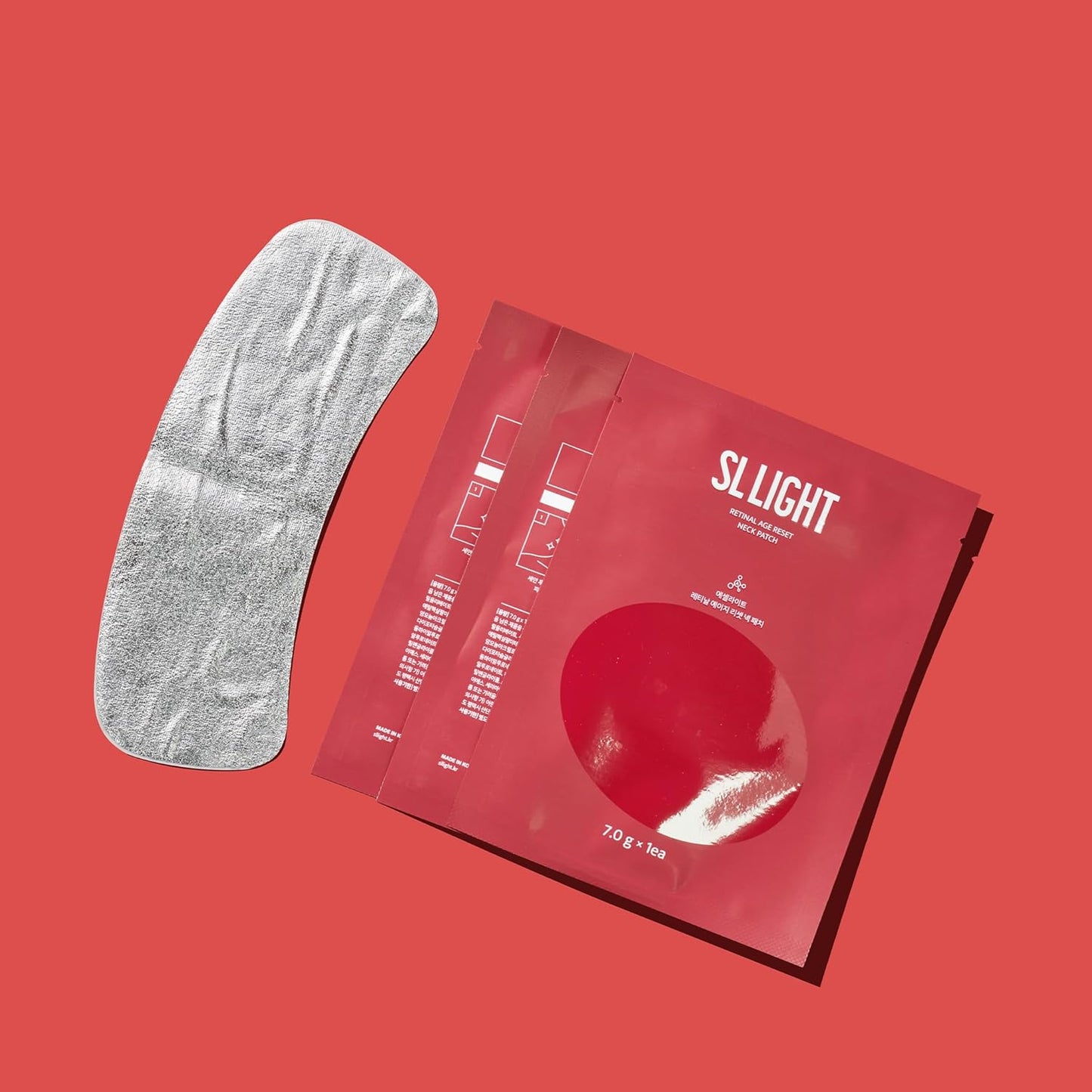 Retinal Neck Patches (1 Box, 5ea) | Neck Care Mask for Smoothing & Hydrating | With Retinal, Collagen, Elastin & Hyaluronic Acid | Korean Skincare