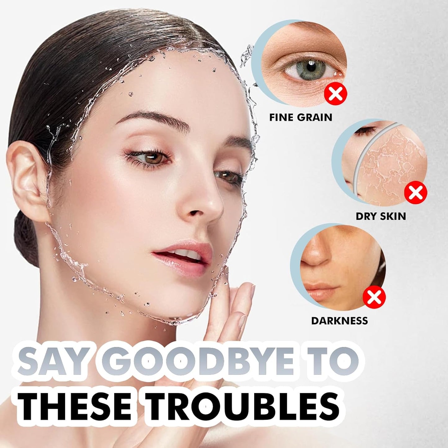 Makeup Moisturizing Gel, Poreless Base Smoothing Primer, Natural and Lightweight, 0.85 Fl Oz