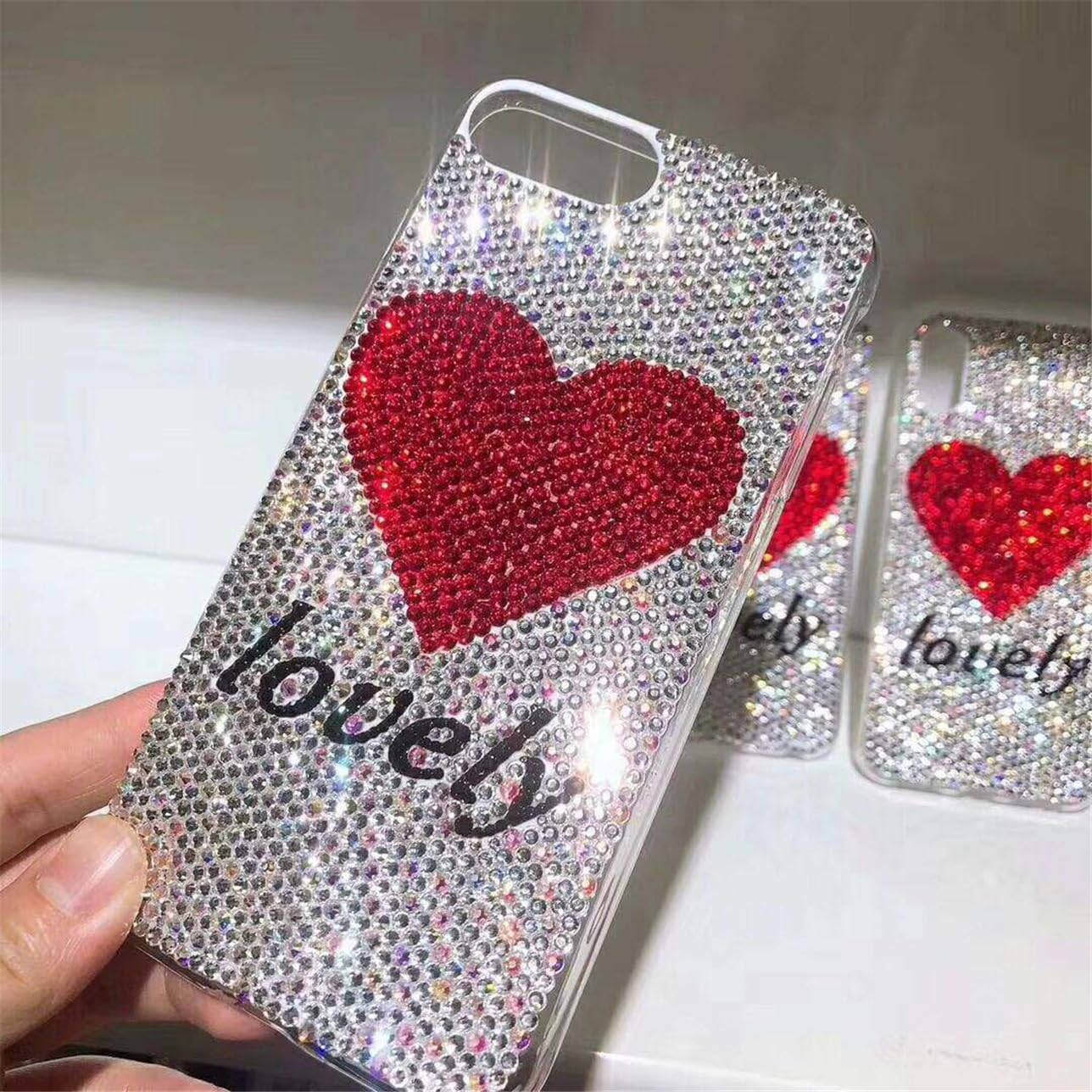 2250 Pcs SS16 4mm AB Flatback Rhinestones for Nails Art Crafts Glitter Round Shine Gems Crystals DIY Clothes Shoes (Black-Bottom Sapphire AB)