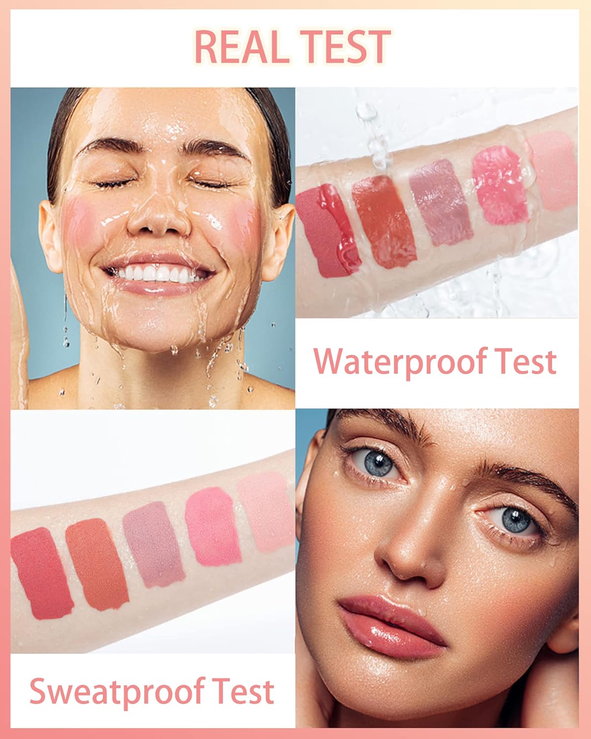 Velvet Liquid Blush Wand, Creme Blush Makeup Stick,Blush Beauty Makeup Dual Use for Cheeks & Lips, Long-Wearing,Dewy Finish,Skin Tint Blush, Contour Blush Wand,Thanksigiving Gift for Women-01