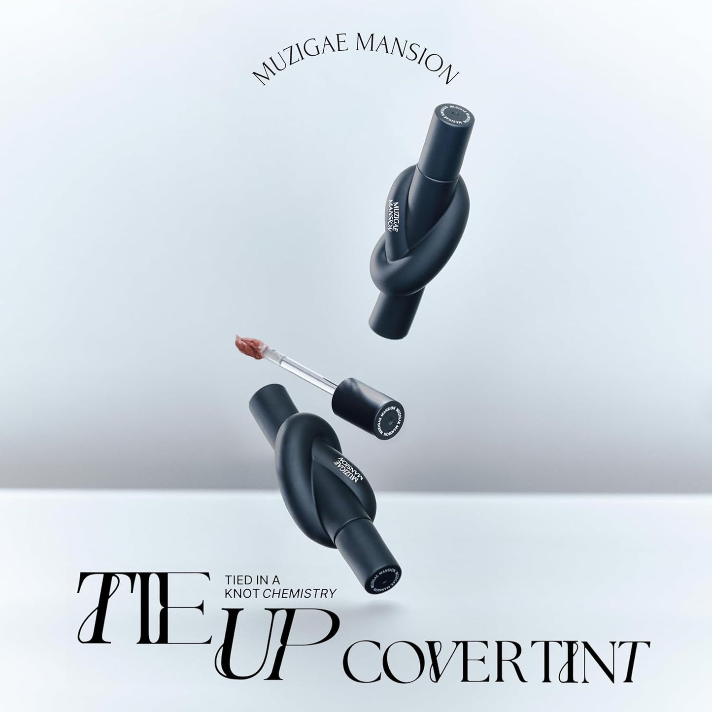 Tie Up Cover Tint - Waterproof & Long Lasting Lip Stain for Women - Korean Base Nude Tint Stick - Kbeauty Matte Gloss - Mood Color Changing (04 FADED FIG, 0.2 Fl oz)