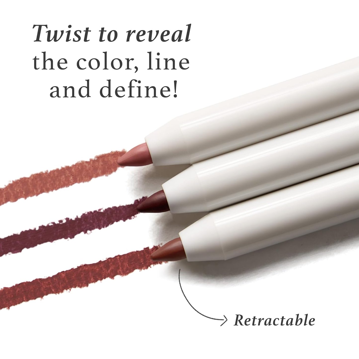 Julep With a Trace Retractable Creamy Long-Lasting Lip Liner, Clear As Day