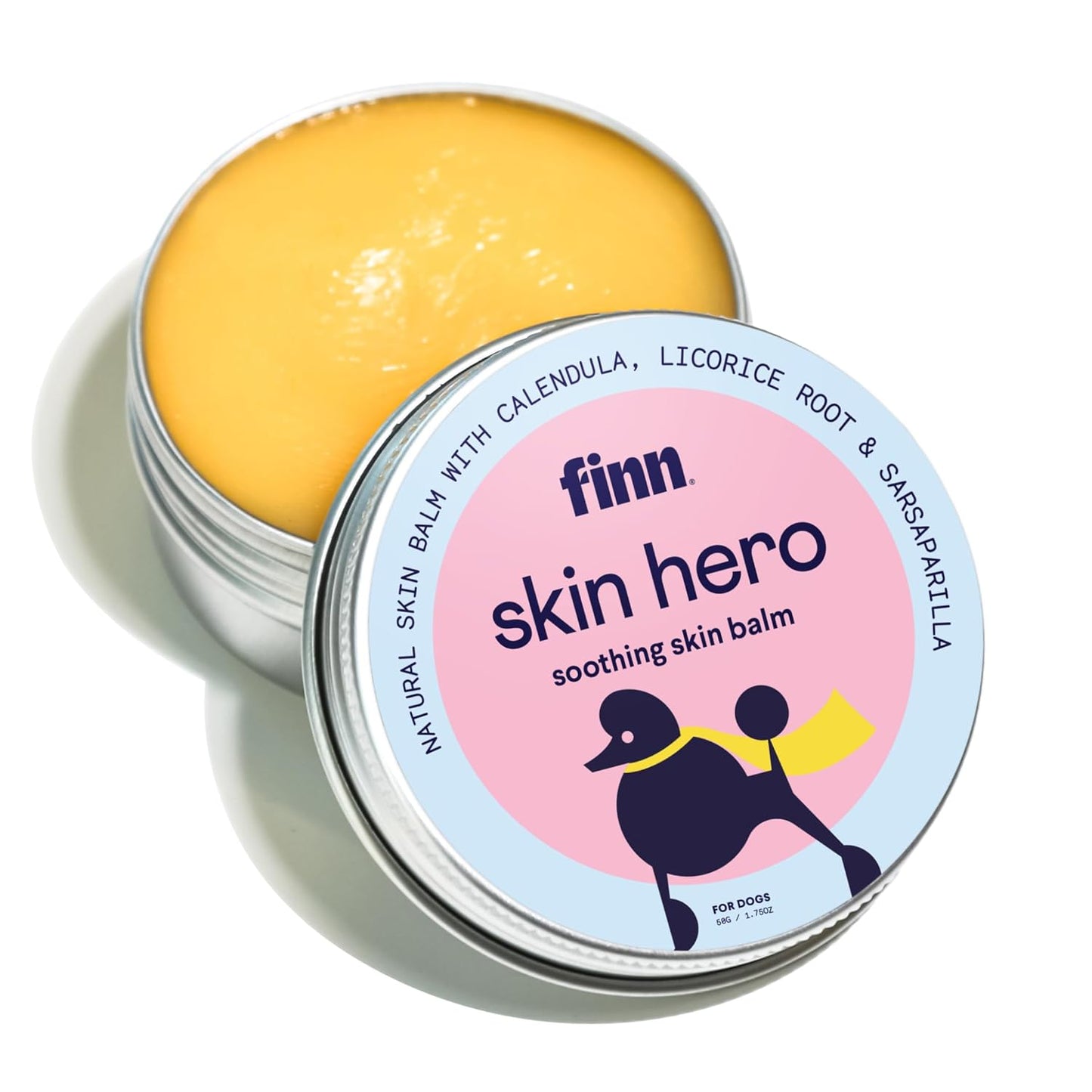 Finn Skin Hero | Revitalizing Natural Dog Skin Balm | Soothes, Strengthens & Protects from Hot Spots, Itching and Irritation - 1.75 oz