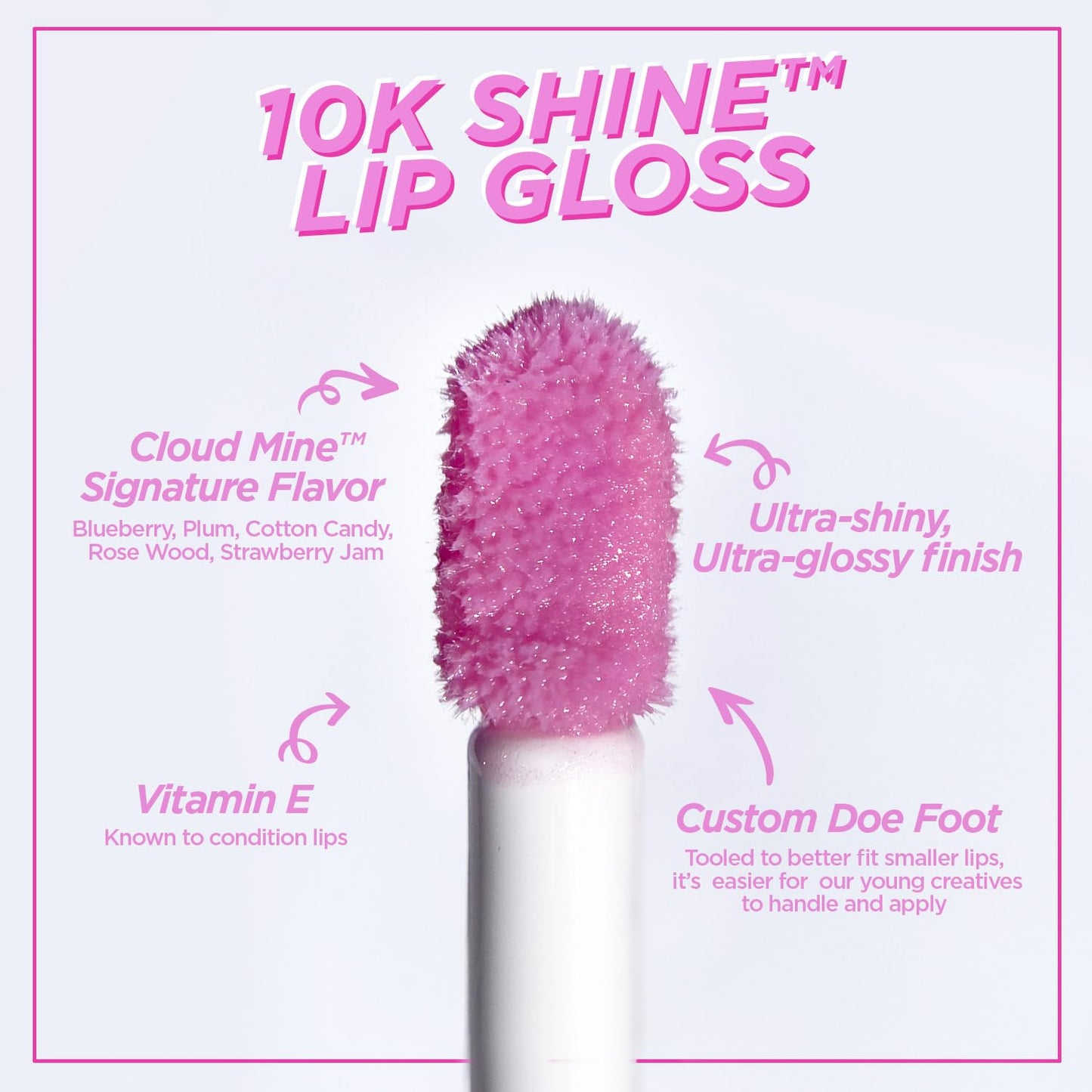 Petite 'N Pretty 10K Shine Lip Gloss Set for Kids, Teens & Tweens – Charmed Life, Pink Pact & Gia Pink – High-Shine, Non-Sticky, Safe Lip Gloss Trio Gift Paraben-Free Makeup Kit