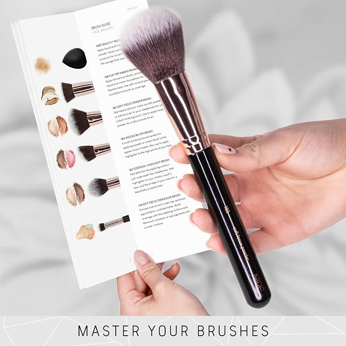 Nirรฉ Beauty Most Loved Artistry and Eye Brush Set - Your Best Selection of Makeup Brushes Great for Professionals and Beginners