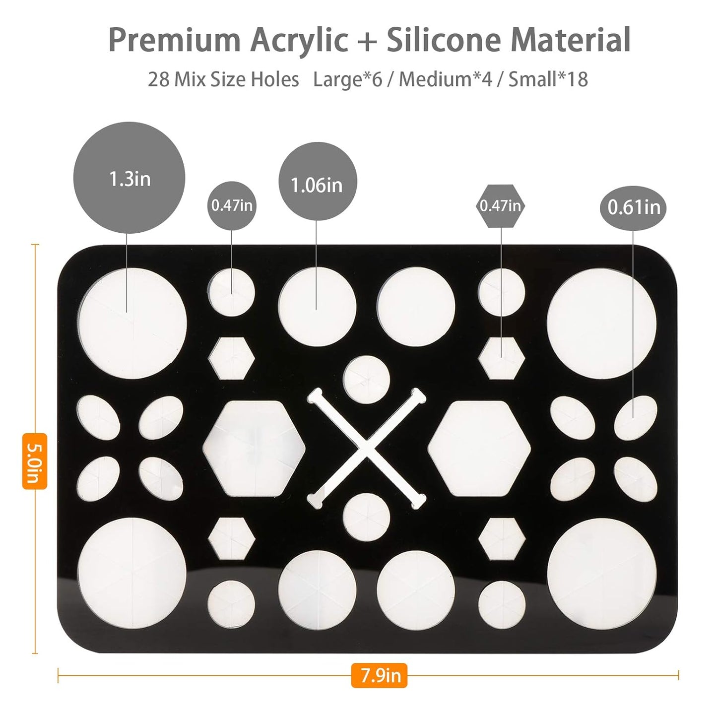 Makeup Brushes Drying Rack, Brushes Dryer, Collapsible 28 Slot Acrylic Brush Holder Stand Tree Tray Support Display for Makeup Artist Acrylic Nail Brushes Makeup Lovers