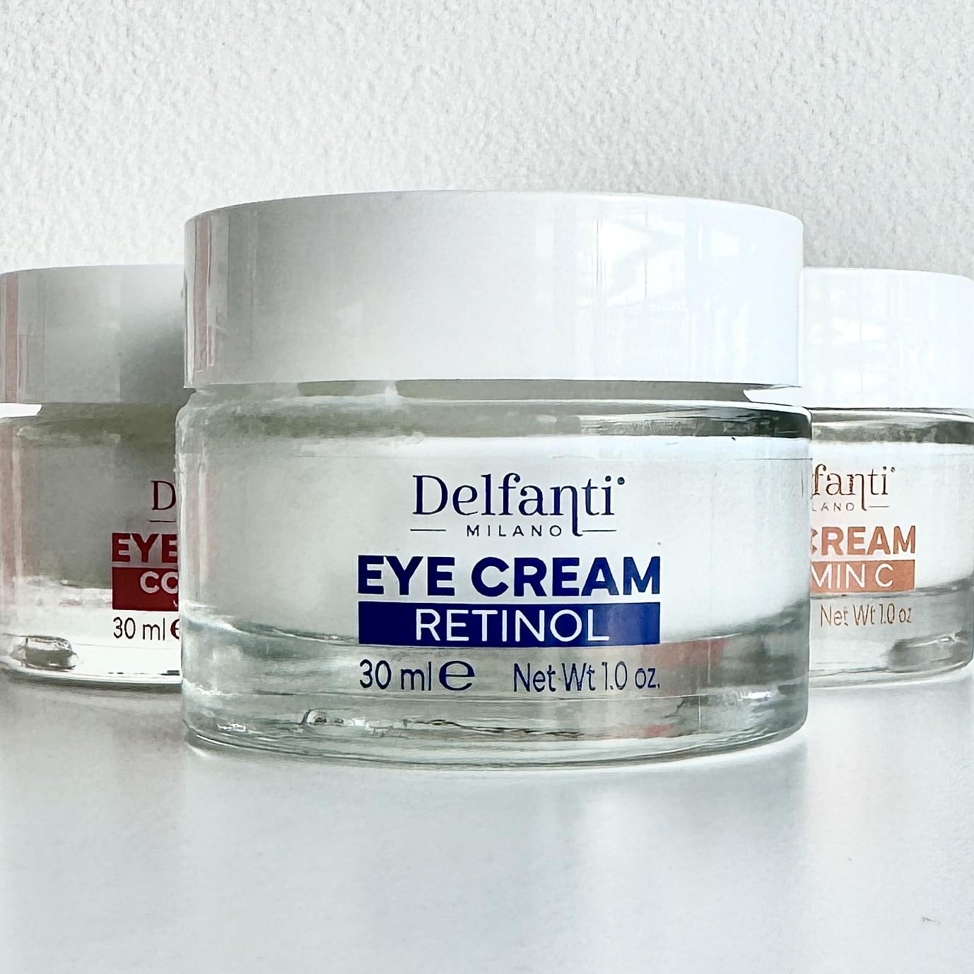 Delfanti-Milano • RETINOL REPAIR EYE CREAM • Anti Aging • Reduces Fine Lines • Fast Result • Vegan • Made in Italy