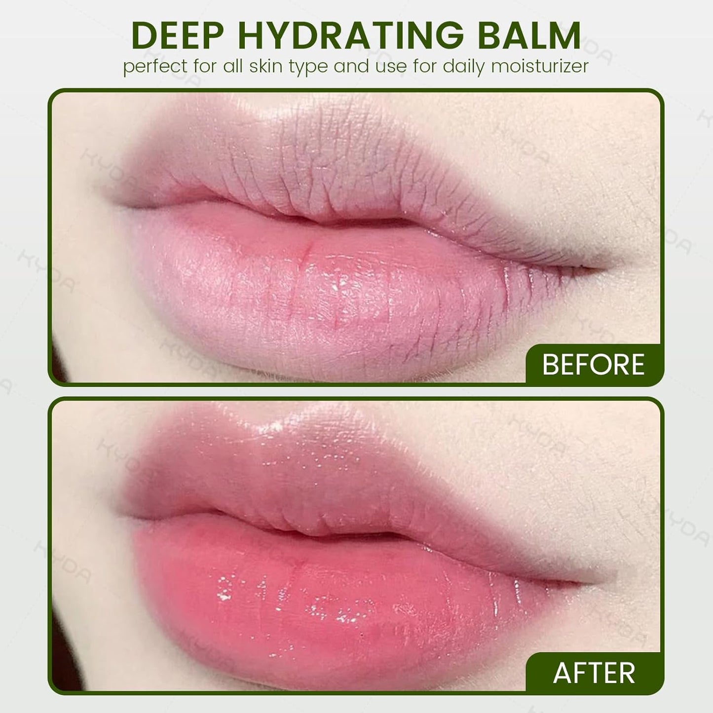 Ownest 5 Pcs Aloe Vera Lip Balm, PH Color Changing Lipstick, Change from Green to Natural Pink, Deep Hydrating Tinted Lip Balm, Daily Lip Moisturizer for Dry Cracked Lips, with Real Aloe Vera