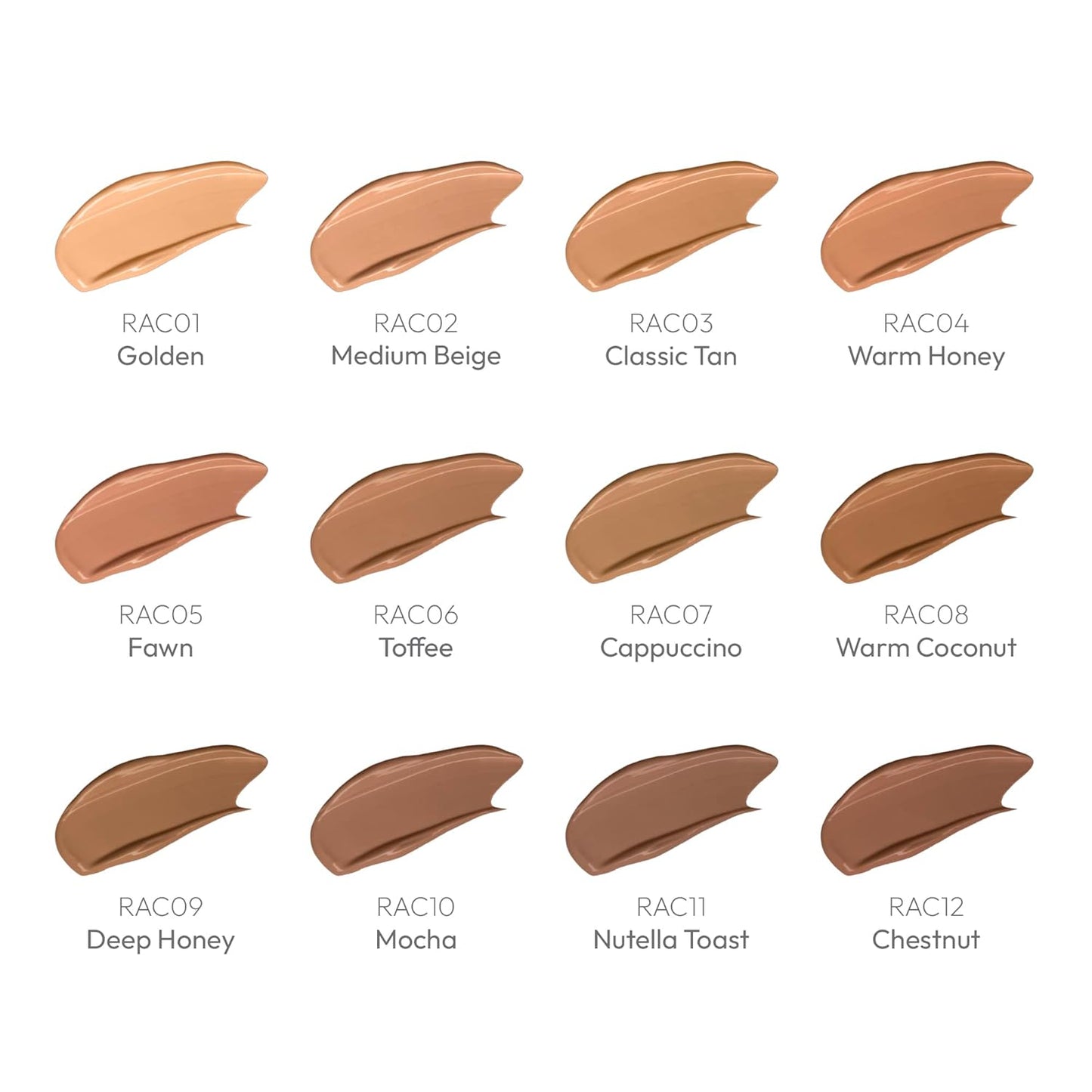 Ruby Kisses All Day Concealer Lightweight Full Coverage Multi-Use Concealer 0.13 Fl Oz (Warm Coconut)