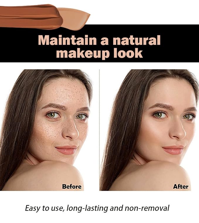 7 Color Solid Concealer Full Coverage Correcting Cream Concealer Waterproof Long-lasting Under Eye Concealer for Dark Circles Color Corrector Pro Concealer (Color 02)