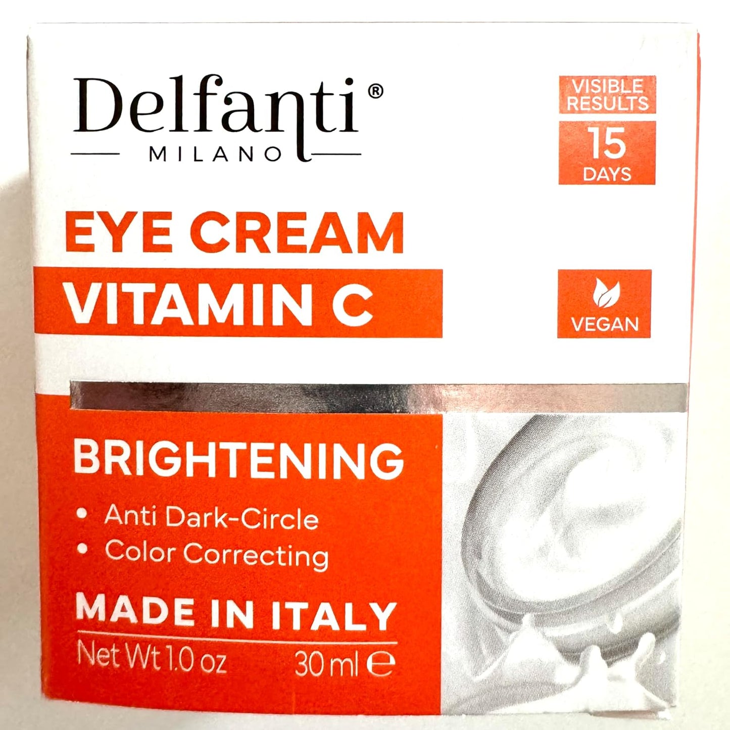 Delfanti-Milano • VITAMIN C EYE CREAM • Fast Result • Vegan • Made in Italy