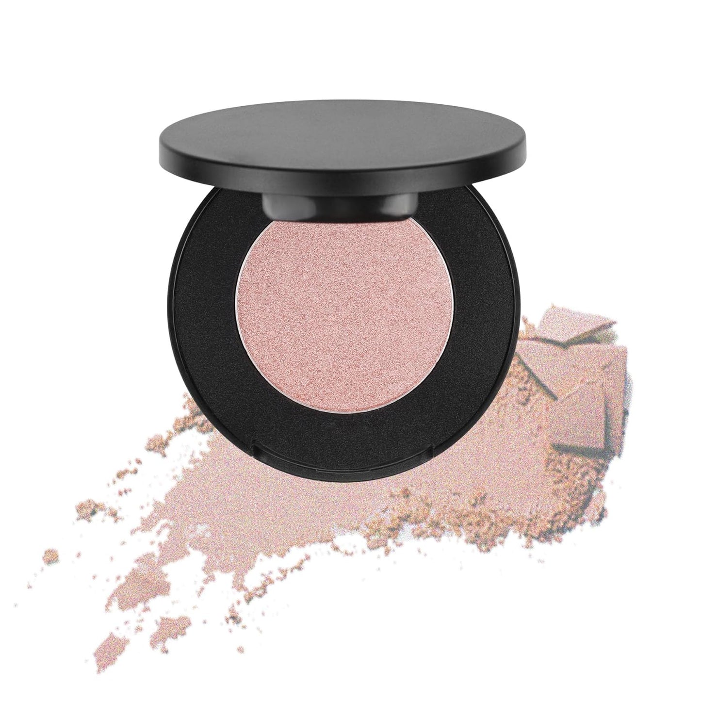 Face Highlighter Powder Palette, Glossy Glitter Illuminator Powder, Shimmer Shades for Face Highlighter Makeup, Highly Pigmented Natural Shiny Highlight Makeup Illuminator Highlighter 8