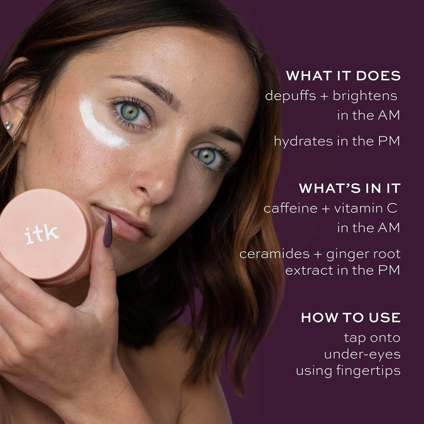 Skincare Day + Night Face Cream Duo - AM Day Cream With Vitamin C + Caffeine To Depuff Under Eyes + Brighten Skin - PM Night Cream With Ceramides + Ginger Root Extract For Anti Aging Deep Moisture