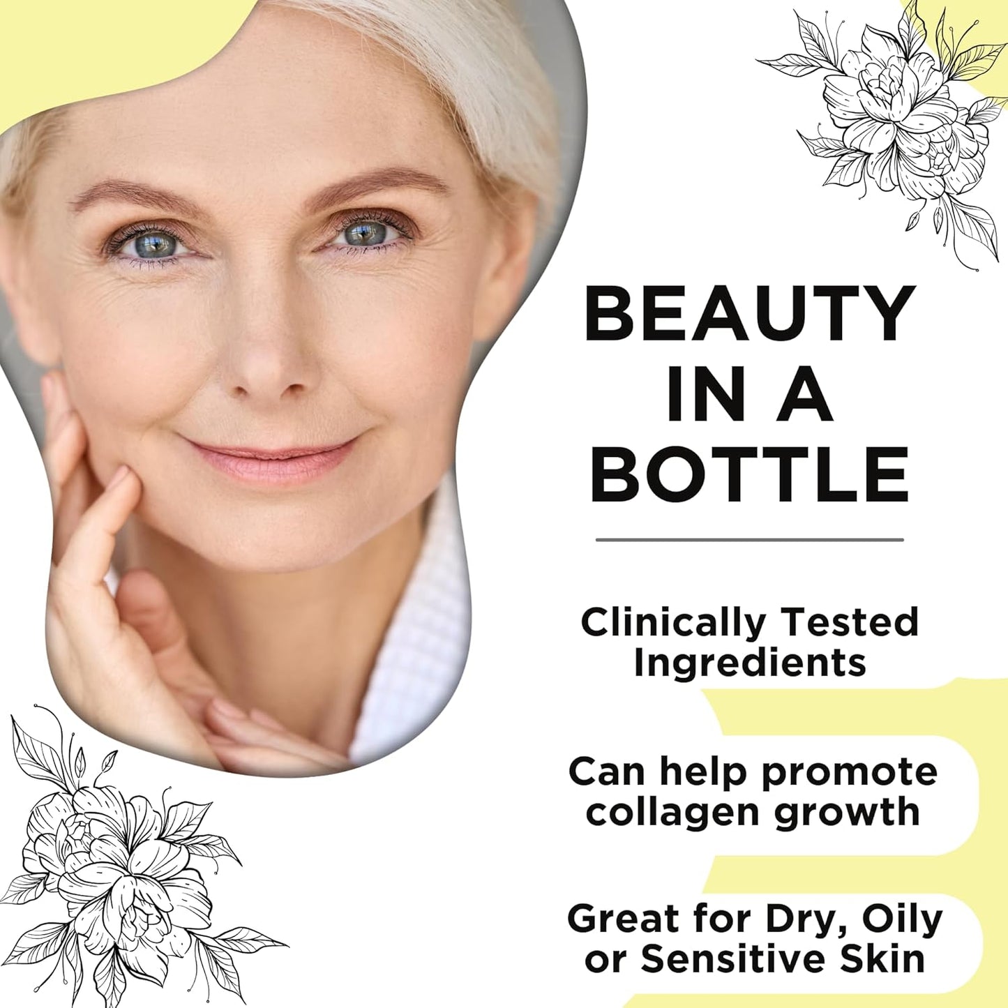 Skin Nation Rejuvenating Eye Gel, Super Hydrating with Peptides, Hyaluronic Acid and Green Tea, Lightweight Plant Based Under Eye Cream for Puffiness, Dark Circles and Smooth Skin, 0.51 oz