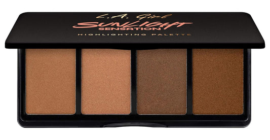 L.A. Girl Fanatic Highlight Palette, Sunlight Sensation, 1 Ounce
