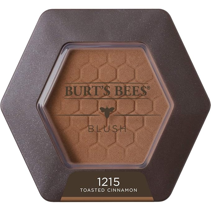 Burt's Bees 100% Natural Origin Blush with Vitamin E, Toasted Cinnamon - 0.19 Ounce