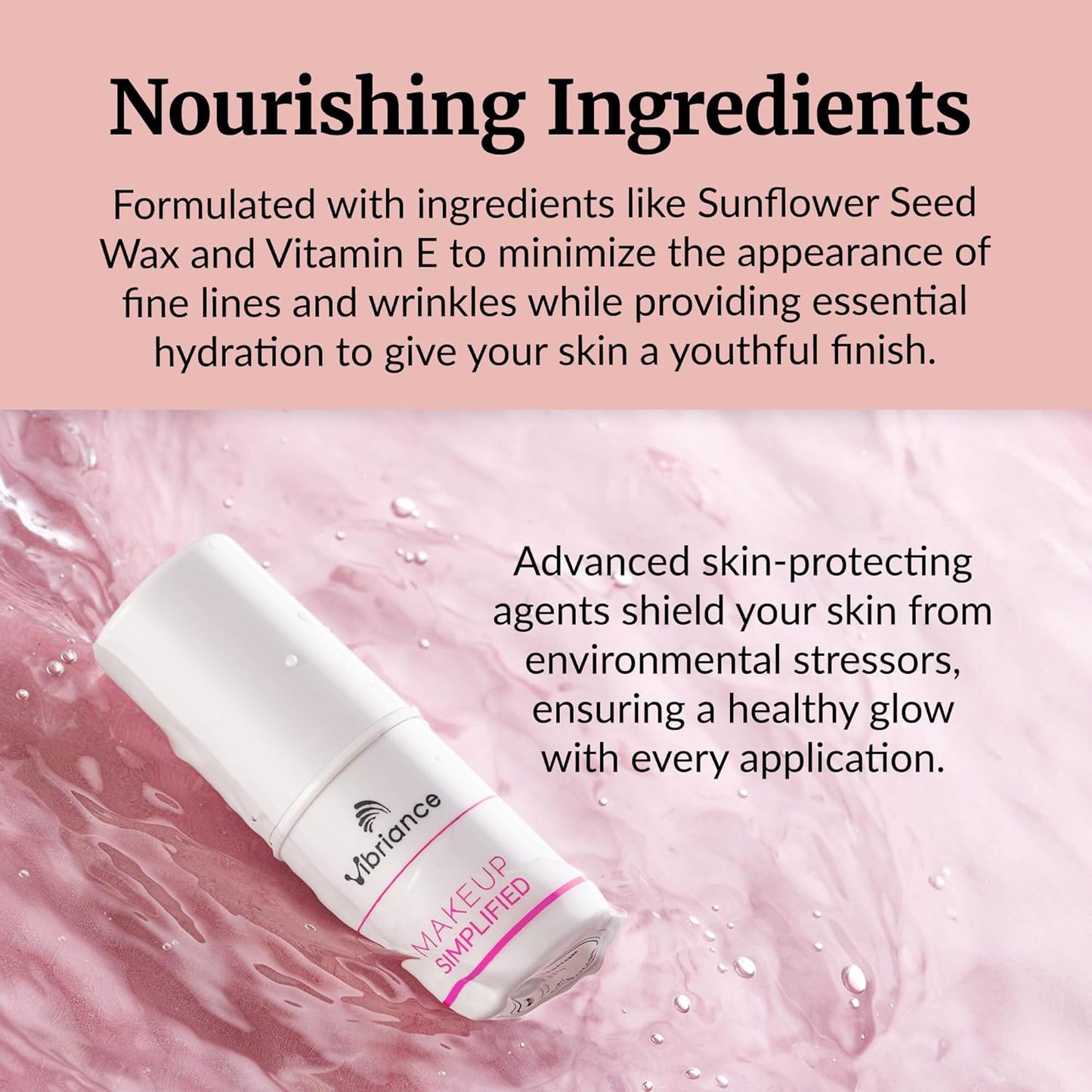 Vibriance Complexion Sticks - Foundation for Mature Skin - Sheer, Buildable Coverage Face Makeup Foundation for Older Women - 3-in-1 Base, Contour, Concealer - Light