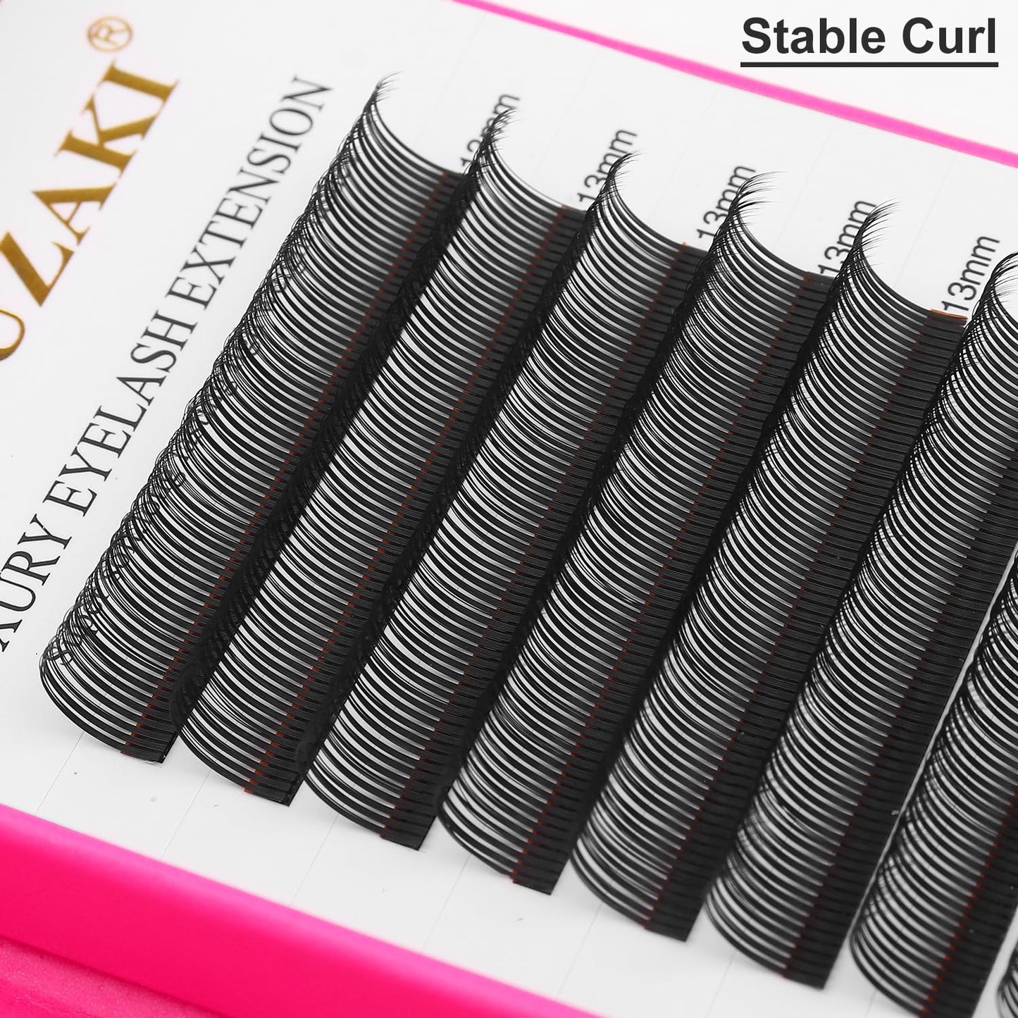 5D Flower Lash Extensions Spikes Lashes 0.07 Matte Black C Curl Lashes 11mm Volume Eyelash Extension Lash Trays Professional Use(5D Flower,0.07-C,11mm)