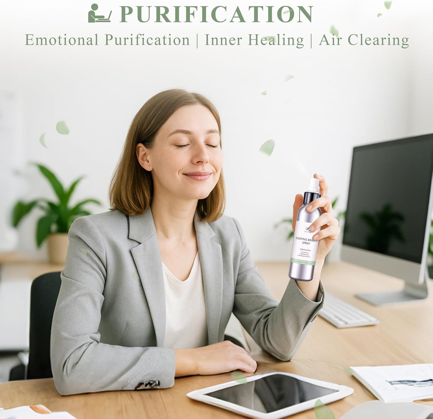 Pillow Ritual Aromatic, Calming Relaxing Pillow Mist, Linen and Fabric Sleep Spray, Infused with Natural Essential Oils for Bedtime Routine, Eucalyptus &Tea Tree, Aluminium Bottle 4.05 oz