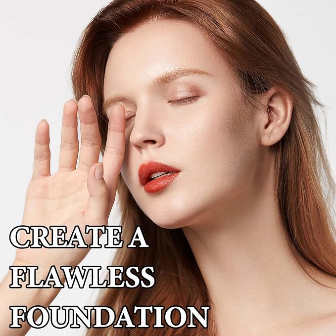 One Step Color Corrector,Natural Isolation Cream,Face Primer Makeup Tricolor Moisturizer,Correcting Primer Concealer Foundation,Setting Powder,Makeup Brushes,Makeup Sponges๏ผ4PCS)
